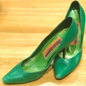 Green Pumps Bennis/Edwards